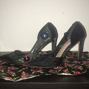 Betsey Johnson Jeweled Heels